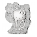 10 euros BE Argent Hello Kitty 2024 ( Forme)