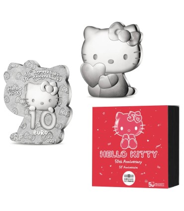 10 euros BE Prata Hello Kitty 2024 (Forma) € 119,95