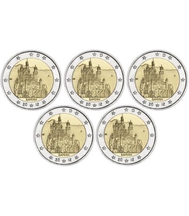 2 Euro DEUTSCHLAND 2012 die 5 Workshops  25,95 €