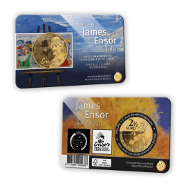 Coincard Francaise 2,50 Euro Belgique 2024 - James Ensor NFT aléatoire