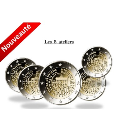 5x2 Euro Duitsland 2015 Hereniging €23,97