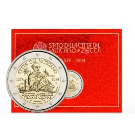 2 Euro Vaticano 2024 - Santo Tomás de Aquino €38.89
