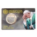 Cartão de moedas n.º 3 - 1 euro Vaticano 2024 13,95