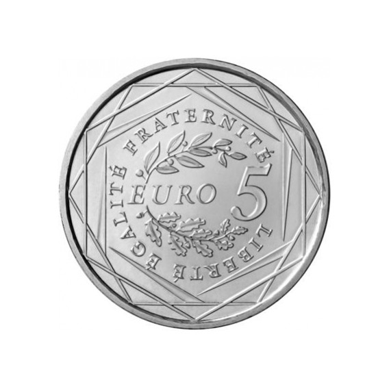 5 Euro argent semeuse 2008 - Le Comptoir de l'Euro