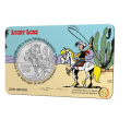 Coincard 5 euro Bélgica 2024 - Lucky Luke versão em relevo 13,69