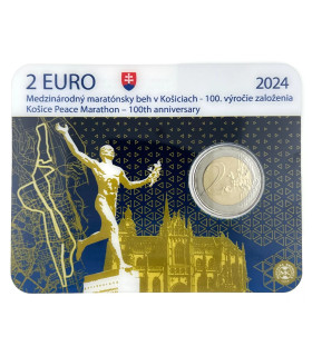Munt 2 Euro Slowakije 2024 - Internationale Marathon €47,95