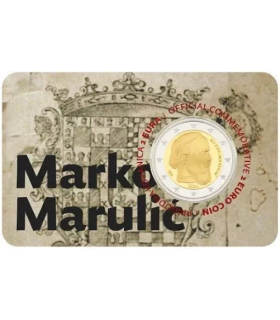 Tarjeta 2 Euro Croacia 2024 BU - Marko Marulic €9.95