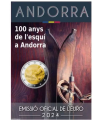2 Euro Andorra 2024 - 100 años de esquí en Andorra 22,95 € (en francés)