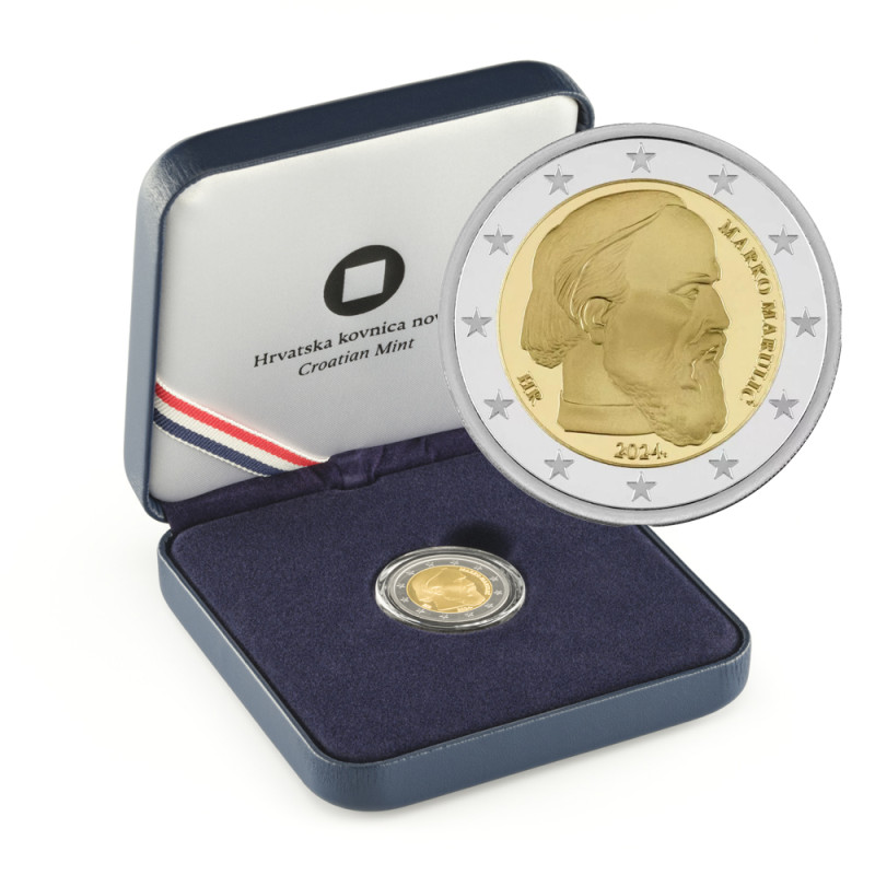 2 Euro Kroatië 2024 BE - Marko Marulic € 44,95