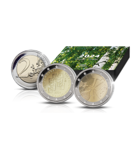 Estuche 2 x 2 Euro BE Finlandia 2024 € 69,95