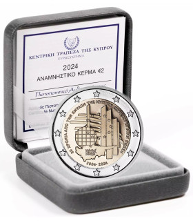 2 Euro Cyprus 2024 - 20 jaar EU-lidmaatschap €1,00