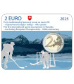 Coincard 2 Euro Eslováquia 2025 - Hóquei no gelo