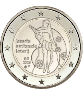 2 Euro Bélgica 2025 - Lotaria Nacional 10,99