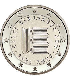 2 Euro Estland 2025 - Estse literatuur €3.29