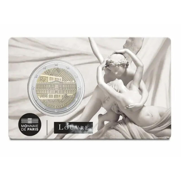 Coincard 2 Euro Francia 2025 Amore - Museo del Louvre  11,89 €