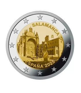 2 Euro Spanje 2025 - Oude binnenstad van Salamanca €3.20