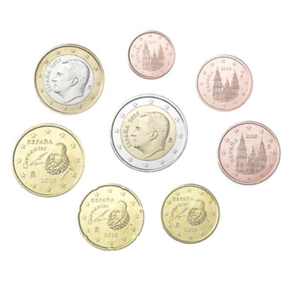 Série 3.88 Euro Espanha 2025 Felipe VI 6,49