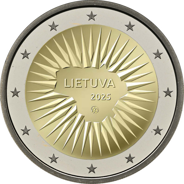 2 Euro Lituania 2025 - Difesa Nazionale  3,29 €