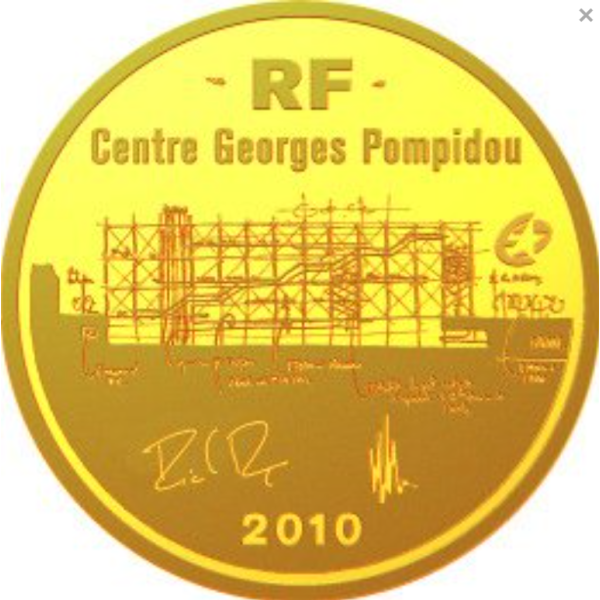 1000 Euro GEORGE POMPIDOU 2010 € 16.00
