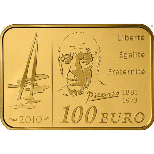 100 Euro PABLO PICASSO 2010 €1.00