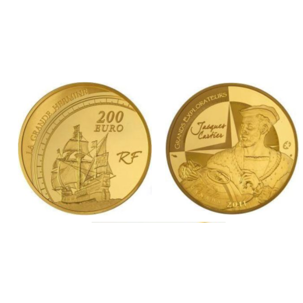200 euro 2011 Jacques Cartier  2,00 €