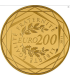 200 Euros or Euros des régions 2011  250,74 €