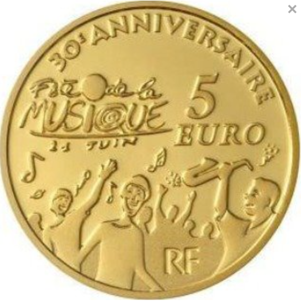 5 Euro FÊTE DE LA MUSIQUE 2011  65,22 €