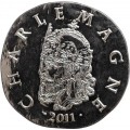 10 Euro CHARLEMAGNE 2011 - Description :Clovis Ier, né vers 466 et mort à Paris le 27 novembre 511, est roi de tous les Fran