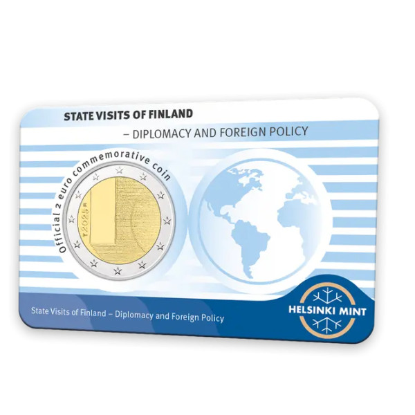 Tarjeta 2 Euro Finlandia 2025 - Diplomacia y política  11,49 €