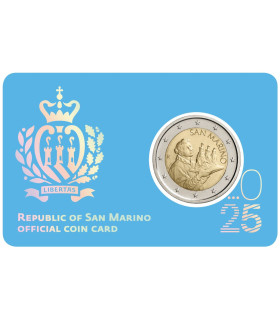 Muntkaart 2 Euro San Marino 2025 €9,95