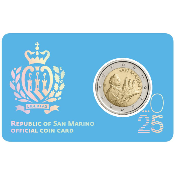 Moneta 2 Euro San Marino 2025  9,95 €