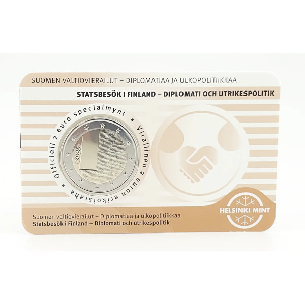 Coincard Finlandia 2 Euro Finlandia 2025 - Diplomazia e politica  11,49 €