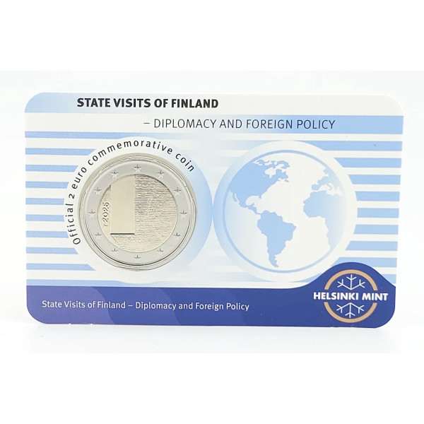 Tarjeta 2 Euro Finlandia 2025 - Diplomacia y política  11,49 €