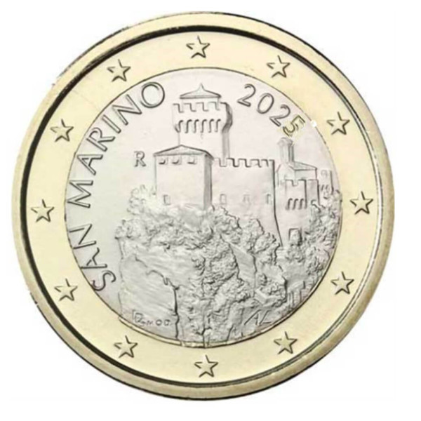 1 Euro Saint Marin 2025  2,59 €