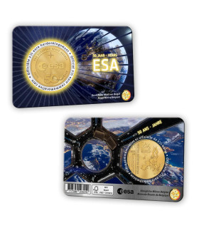 Vlaamse Muntenkaart 2,50 Euro België 2025 - Ruimtevaartagentschap € 11,95