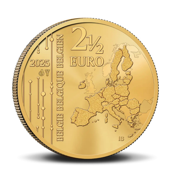 Coincard 2,50 Euro Bélgica 2025 - Agência Espacial €11,95
