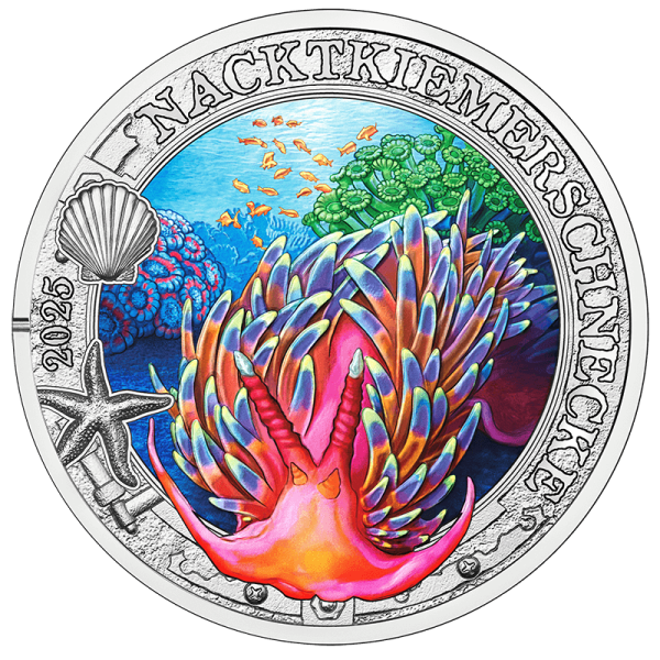 3 Euro Autriche 2025 - Nudibranche  13,95 €