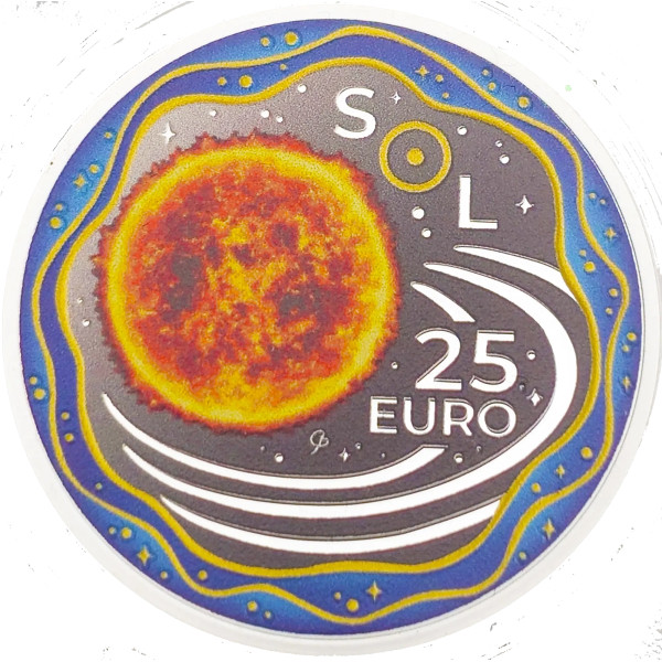 Álbum com a taxa de 25 euros Luxemburgo 2025 - O sol 129,00
