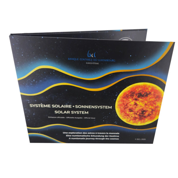 Álbum com a taxa de 25 euros Luxemburgo 2025 - O sol 129,00
