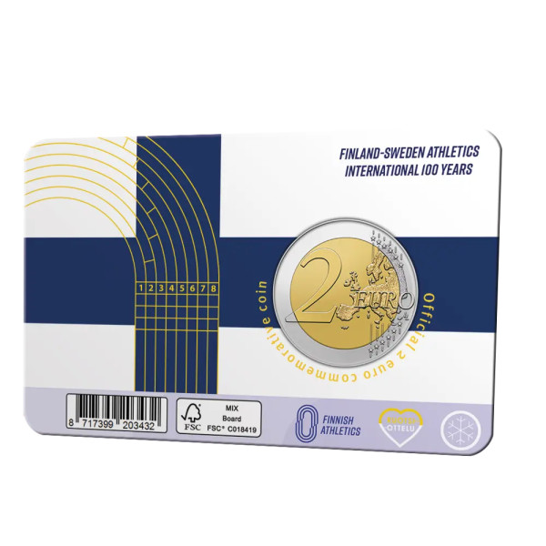 Coincard 2 Euro Finland 2025 Athletics - versão finlandesa 11,49