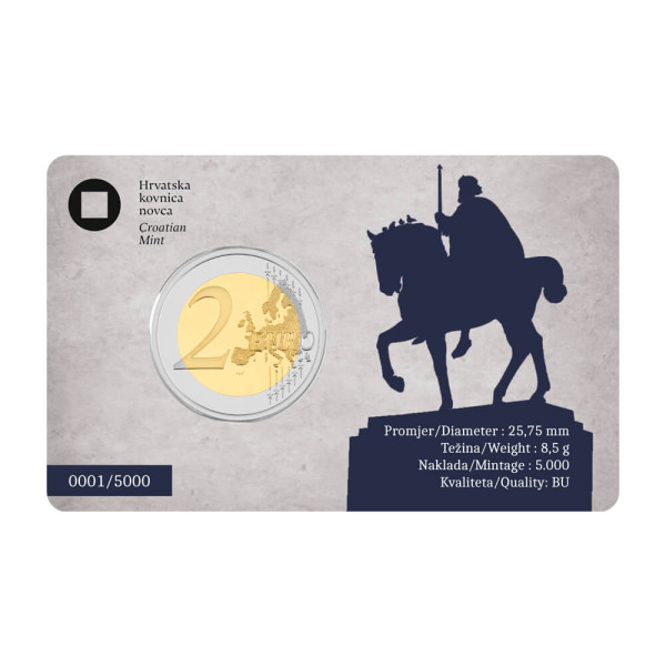 Moeda de 2 euros Croácia 2025 BU - Tomislav € 34,95