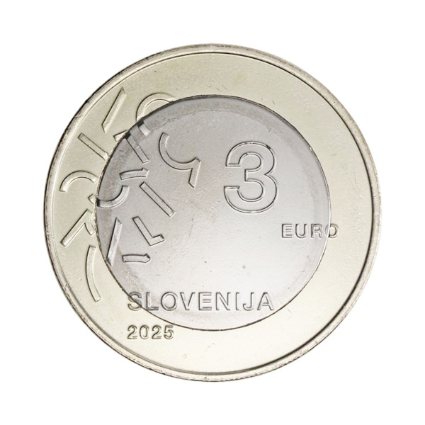 3 euro Slovenië 2025 - Nova Gorica Culturele Hoofdstad €4.89
