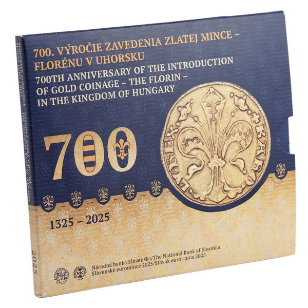 BU Slowakije 2025 box - 700 jaar Florin in het land 29,95 € (in het Frans)