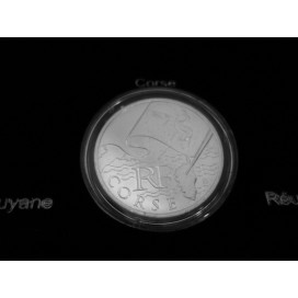 10 Euro CORSE - caractéristiques   Diamètre: 29,00 mm Poids: 10,00 g Métal: Argent 925/1000 Faciale: 10 € Qualité: UNC Tirage: 7