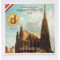 BU AUTRICHE 2006 -  Description: Série Autriche en coffret brillant universel comprenant les 8 pièces de 1c à 2€ au millés