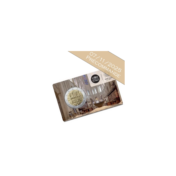 Muntkaart 2 Euro Frankrijk 2025 - Notre Dame de Paris €19.79