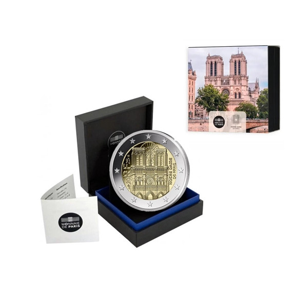 2 Euro BE France 2025 - Notre Dame de Paris €42,79
