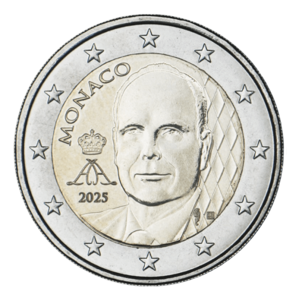 2 Euro Monaco Albert 2025  4,95 €