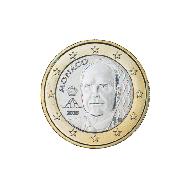 1 Euro Monaco Albert 2025 €2,39