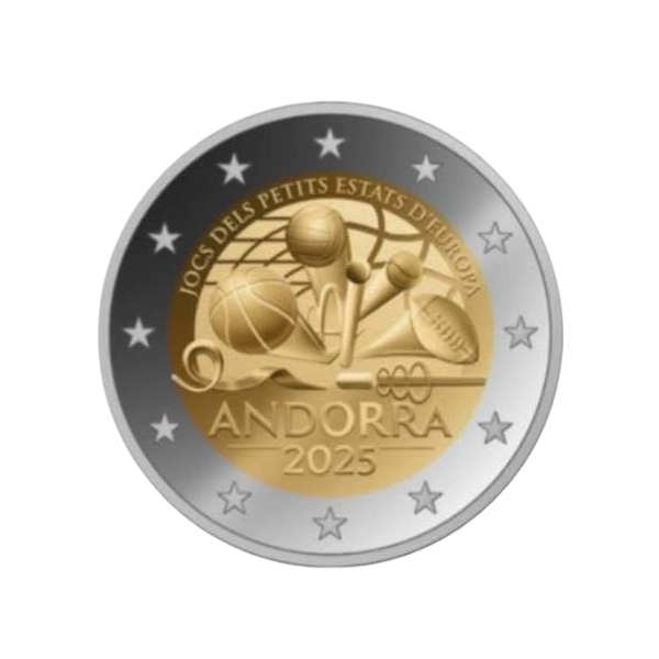 2 Euro Andorra 2025 - Spelletjes van de kleine staten van Europa €22.89